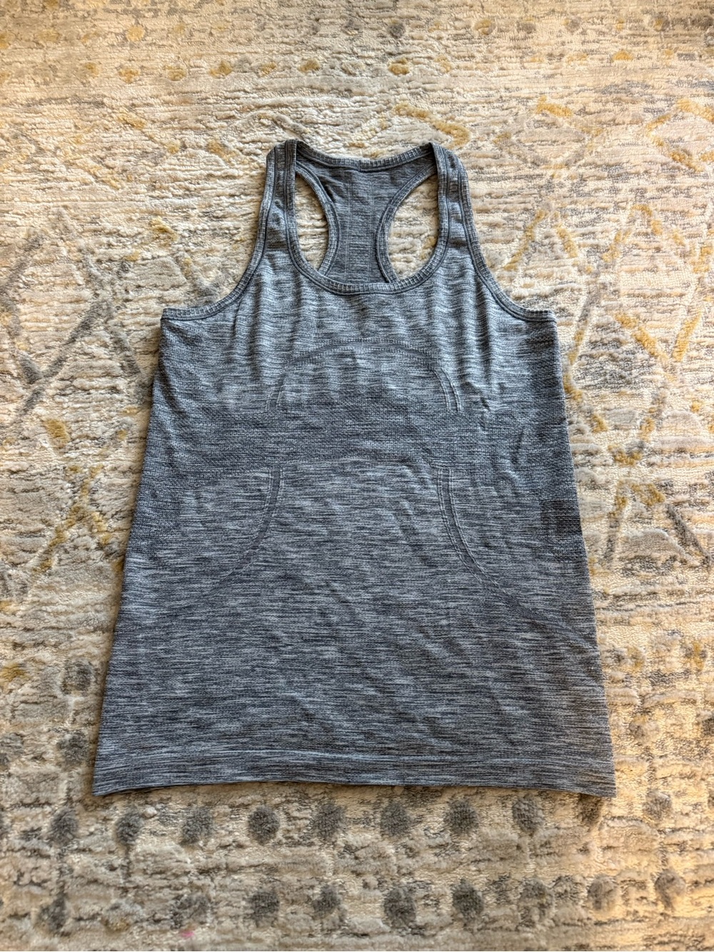 Lululemon Swiftly Tech Racerback Tank Top Heathered Gray Size 6